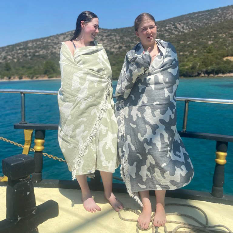 XL Camo Hammam Towel